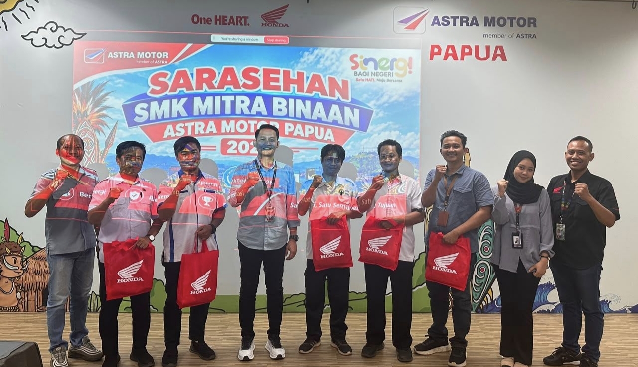 Astra Motor Papua Gelar Sarasehan dan Rapat Kerja SMK Mitra Binaan AHM Regional 2026, Perkuat Sinergi Dunia Pendidikan dan Industri